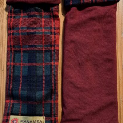 Polswarmers, ruit en rood