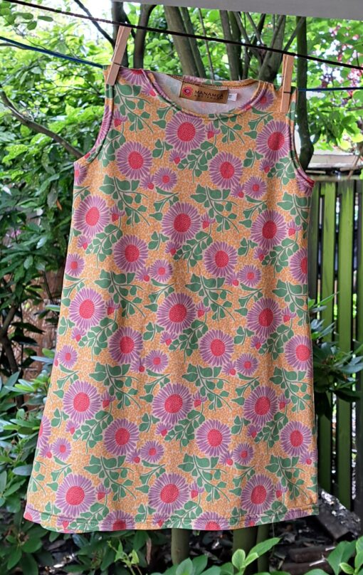 Jurk, roze, geel en groen - Image 2
