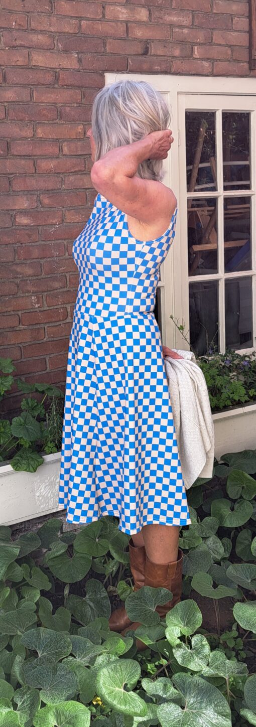 Jurk met blokjes - Image 3